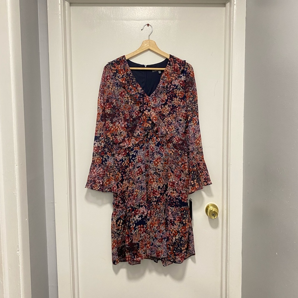 NWT Julia Jordan Floral Print Ruffle Dress